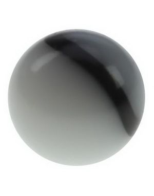 Marble Ball White - 3 mm Akrylkula till 1,2 mm stång
