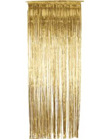 Guldfärgat Shimmer Draperi 244x91 cm