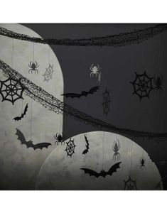 Girlander med Flaggermus Edderkopp og Spindelvev - Night Fright