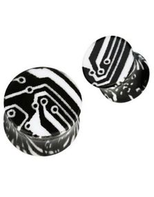 Machine In Black and White - Piercing Plugg