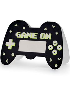 6 stk invitasjoner - Håndkontroll Game On