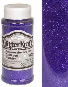 Lila Hobbyglitter 100 gram