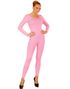Rosa Bodysuit med Långa Ärmar