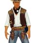 Cowboy Dubbelt Pistolhölster – Brun