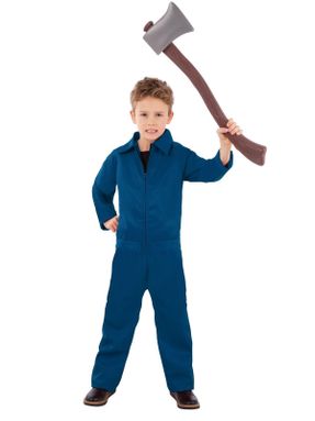 Blå Jumpsuit Maskeraddräkt till Barn