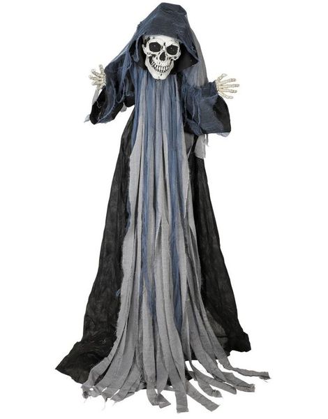 Gigantisk Reaper Halloween Dekorasjon med Lyd, Lys & Bevegelse 250 cm