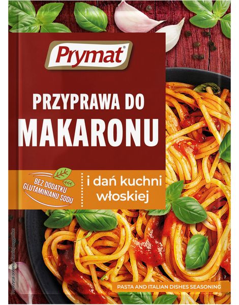 Pasta Seasoning - Krydder Til Pasta Og Italienske Retter - Prymat 20 Gram (Polen)