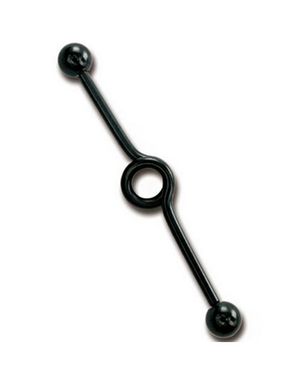 Circle Made Black - 1,6 x 40 mm Öronbarbell