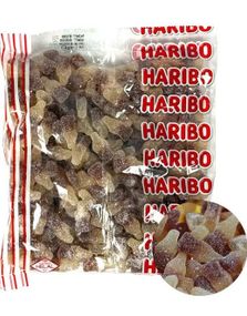 1 kg Haribo Fizzy Happy Cola Bottles