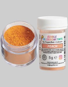 SugarFlair Ätbar Pulverfärg - Persika 5g