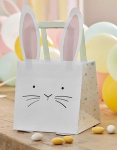 5 stk Pop Up Kanin Godteposer - Hey Bunny