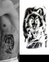 Howling Wolves (Fake Tattoo)