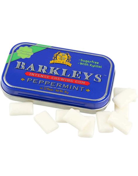 Barkleys Sugarfree Peppermint Intense Chewing Gum - Tyggegummi med Peppermint