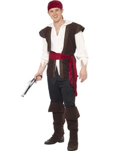 Komplett Piratkostyme till Man