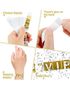 100 st Festivalarmband / Entréarmband - VIP Silver