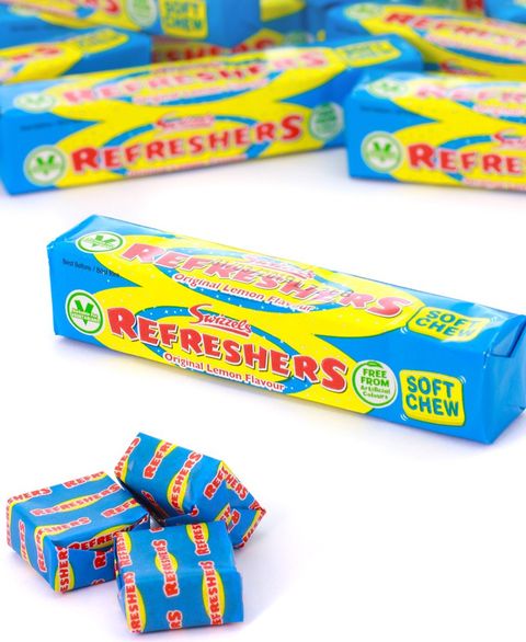 1 st Swizzels Refreshers Chew Blocks med Citronsmak 43 gram