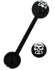 Demon Black/White - Tungpiercing