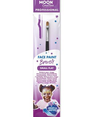 Pensel / Sminkborste med Liten Flat Spets