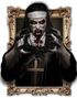 Demonisk Nonne Klistremerke Veggdekorasjon 70x80 cm