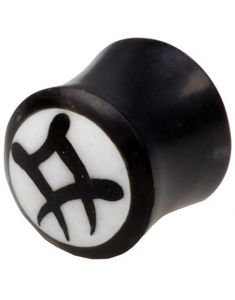 Chinese Horn Tribal - Organisk Piercing Plugg
