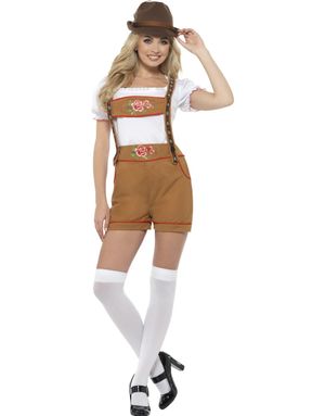 Oktoberfestdräkt med Rostryck - Damdräkt