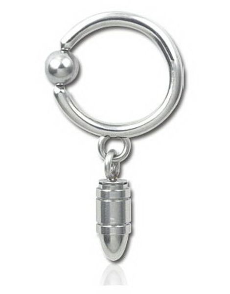 Hängande Patron Silver - 1.6 x 12 mm BCR Piercing