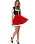 Svart og Hvit Dirndl Oktoberfestkostyme - 42