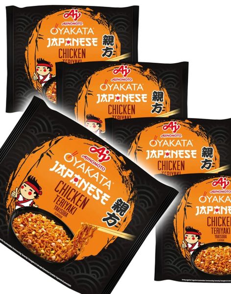 22 stk Aj Oyakata Japanese Chicken Teriyaki Yakisoba Ramen - Hel Eske 2,04 kg (Japan)