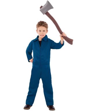 Blå Jumpsuit Maskeraddräkt till Barn