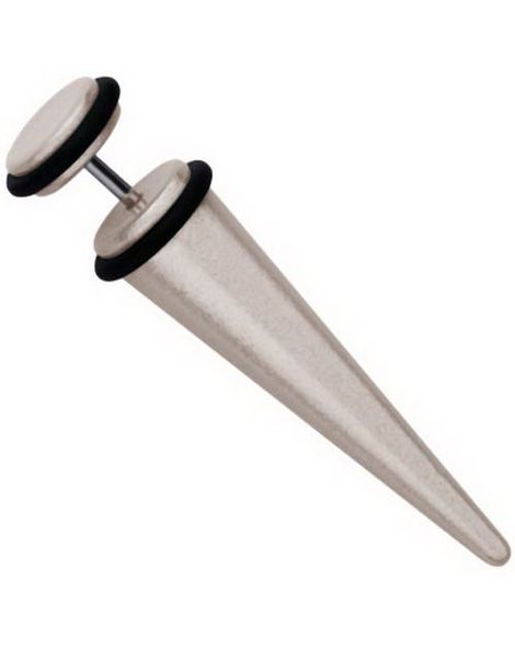 Fake Expander Metallic White - Fejkpiercing