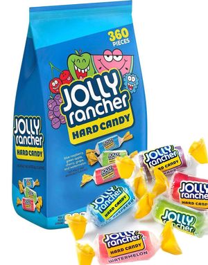 2,26 kg Jolly Rancher Hard Candy med 5 Forskjellig Smaker (USA Import)