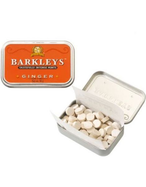 Barkleys Intense Mints Ginger - Sukkertøy med Smak av Ingefær 50 g