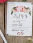 10 st RSVP Kort - Bohemian Rose