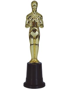 Oscar Inspirert Gullfarget Statue 23 cm