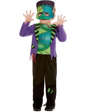 Frankenstein Inspirerad Barndräkt med Mask