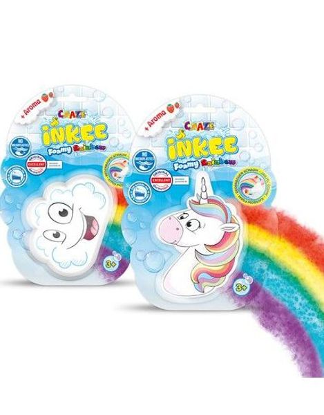 Craze Inkee Assorted Rainbow Unicorn/Cloud Bath Bomb