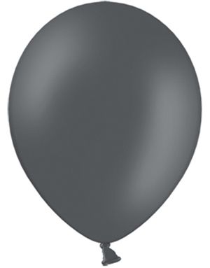 10 st 27 cm – Mörkgrå Ballonger