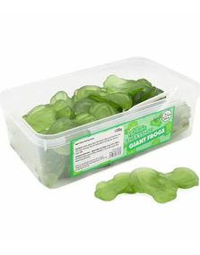 60 stk Sweetshop Giant Frogs - Boks med Vingummifrosker 1,02 kg