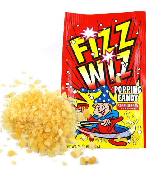 Fizz Wiz Popping Candy med Jordgubbsmak 7 gram