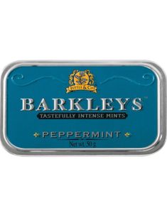 Barkleys Tastefully Intense Mints Peppermint - Godis med Pepparmintsmak 50g