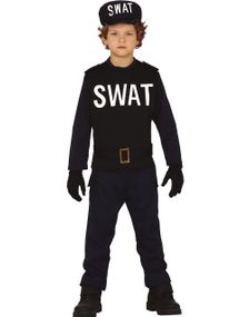 SWAT Politi Barnekostyme 