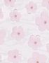 Rosa Blomstrete Bordløper 26x500 cm