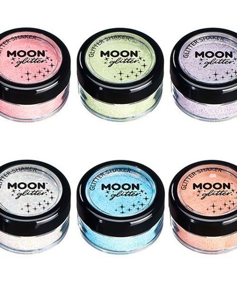 VÄLJ BLAND 8 FÄRGER - Pastellfärgad Glitter Shaker