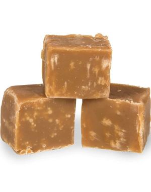 2 kg Boks med Fudge Factory Dairy Free Salted Caramel - Fudge med Salt Karamell (Laktosefri)
