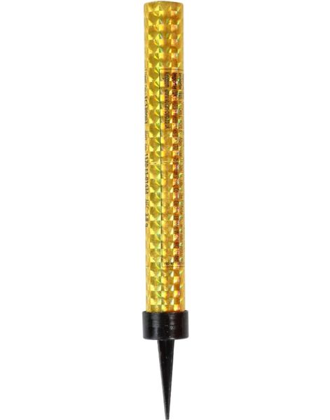 Gullfarget Isfakkel / Kakefakkel (12 cm)