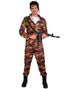 Brunt Soldat Kostyme