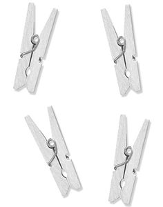 20 stk VITA Träklämmor till Dekoration 3 cm