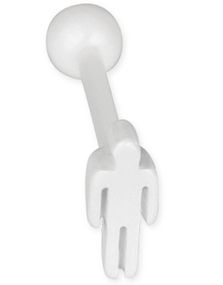 Man Figure - Vit Tungpiercing