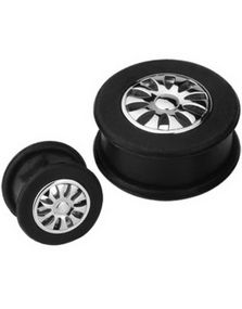 Awesome Rims Silikon Plugg - Svart/Stål