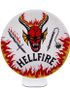 Licensierad Stranger Things Hellfire Club Logolampa 23,5 cm